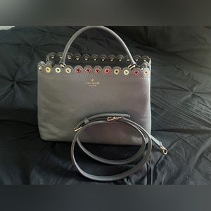 Kate Spade NWOT Grey Leather Handbag